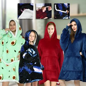 Megztinis ir antklodė viename | HOODZIE