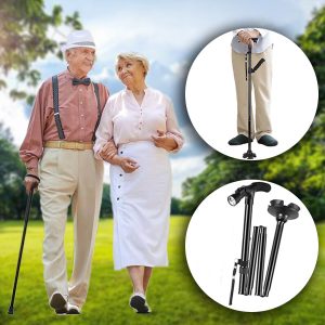 Sulankstoma vaikščiojimo lazda su LED šviesa | STEPRO