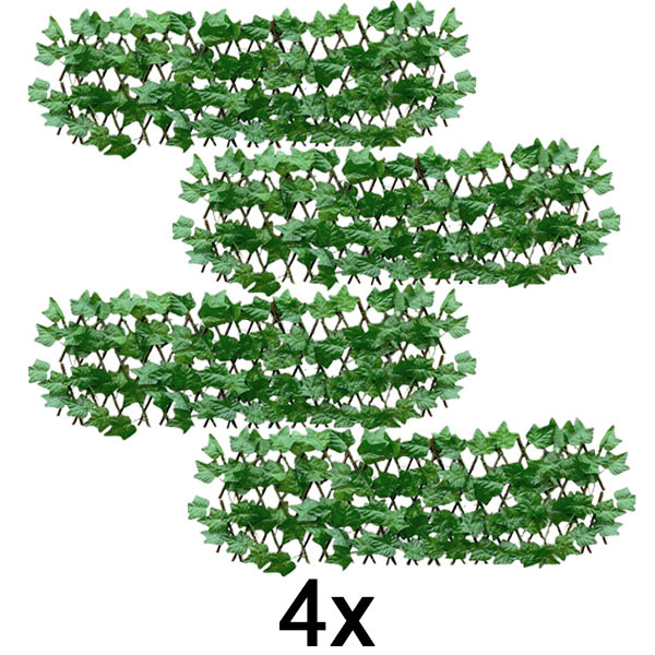 4x Dekoratyvinė ir praktiška tvora terasai ir sodui | GREENFENCE