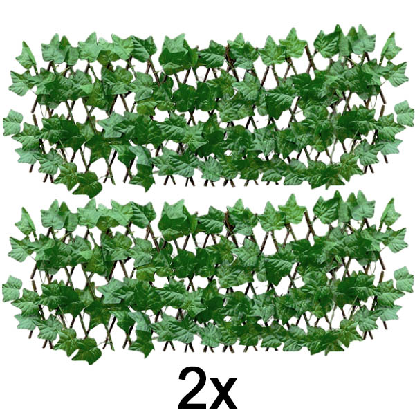 2x Dekoratyvinė ir praktiška tvora terasai ir sodui | GREENFENCE